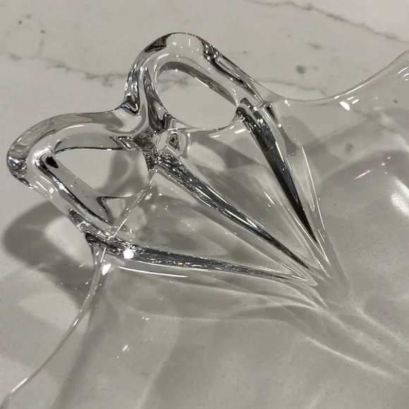 Vintage Fostoria -  Clear- Uranium Platter - Picture 2 of 7